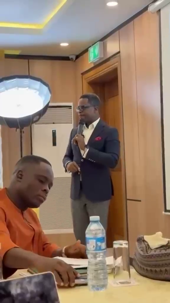olugbenga in a conference